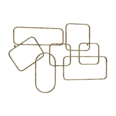 China The Wall Art Home Decor Minimalist Line Art Abstract Art Metal Iron Art Indoor Wall Decoration Opens Gifts for sale