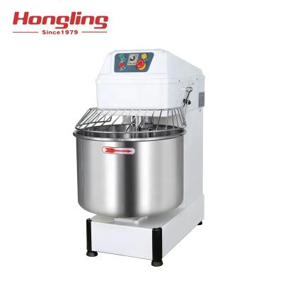 China Snack Factory HS60 Flour Dough Mixer Hot Sale 25Kg Bread Kneader Dough Spiral Mixer for sale