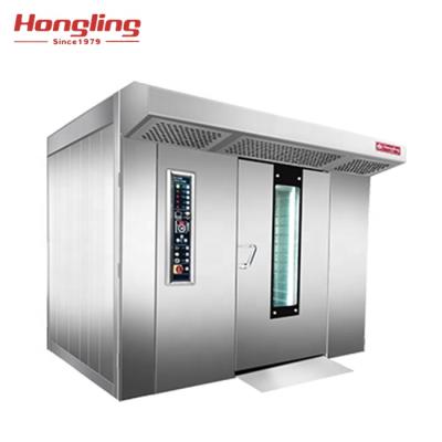 China Bakery Hotels Bakery Equipment Large Capacity 64 Trays Electric Rotary Oven Price for sale