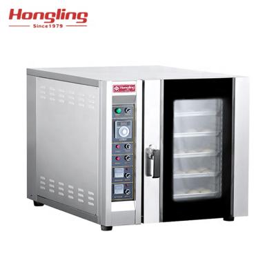 China RX-5D 5 Trays Good Prices Commercial Supply Wholesale Industrial Electric Convection Oven With Steam for sale