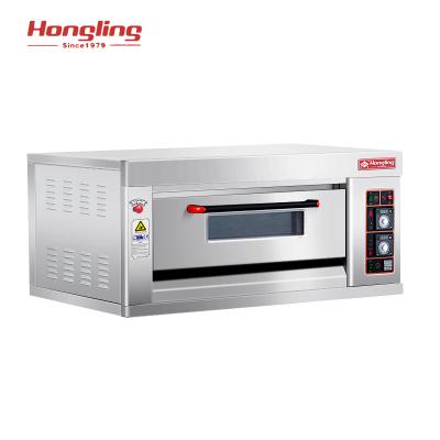 China HLY-102 Single Tray Bakery Machine Small Gas Bread Pizza Oven Commercial Gas Deck Oven Commercial Supply Oven for sale