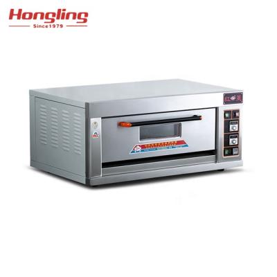 China XYF-1KA-T Deck 2 Trays Commercial Supplying Commercial Single Bread Pizza Making Machine Electric Deck Oven Price for sale