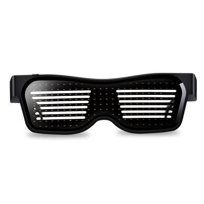 China ABS glasses with led lamp led wedding glass tables lead glass dome lights glass adhesive film led screen avicii lead glasses for sale