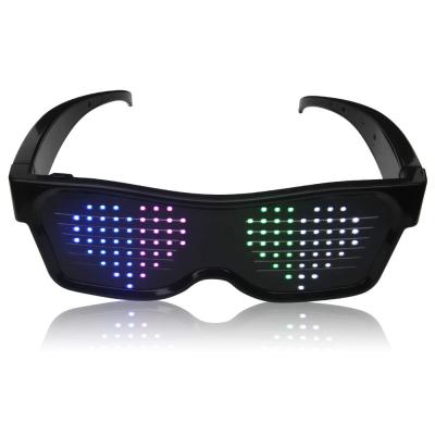 China 2021 Hot ABS salling App Programmed Led Scrolling Messasge Glasses, Leading Glasses Pane, Message Flashing Glass for sale