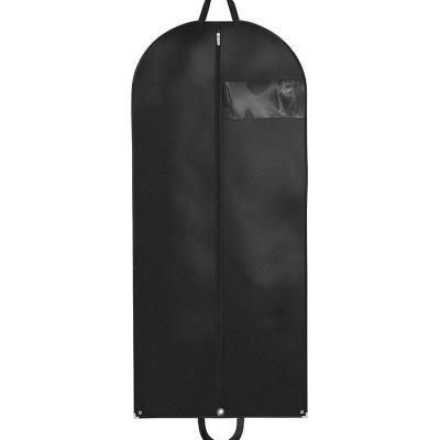 China Factory Custom Foldable Luxury Non Woven Garment Suit Cover With Handles Zipper Garment Bag for sale