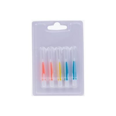 China Clean Tooth Nicks High Quality Cheap CE ISO Approved Oral Interdental Brush Mixed Color And Different Size for sale