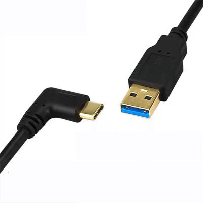 China Universal Camera Laptop Charger USB C Data Charging Cable 90 Right Angle Type Usb 3.0 Degree C Cable for sale