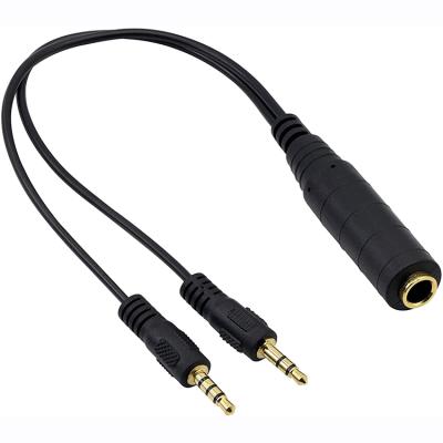 China 3.5mm stereo jack mono aux. Camera Audio 3 Pole Jack Cable 2.5mm TRS TRRS 4 Pole Jack Cable for sale