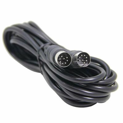 China Mini Din Keyboard 4P 5Pin 6Pin 8 Pin Mini Din Cable OEM Audio AV Extension Cable Camera Male Stereo Jack Plug for sale