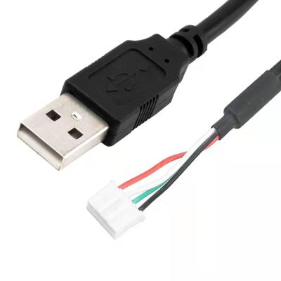 China MP3/MP4 Player Usb Type One Male Female To 4pin 5pin 0.8mm 2.54mm Pitch JST Sur 4 Crimp Connector Cable for sale