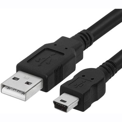 China MP3/MP4 Player Mini USB 2.0 Data Cord USB Data Charging Extension Cable A Male To Mini 5 Pin B Data Charging Cable For GoPro PS3 Controller for sale