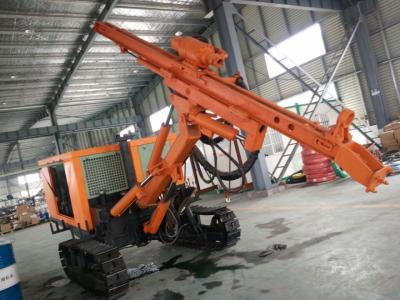 China Ore Mining Drilling Rig A-Unit Crawler Rock Drill Machine With Air Compressor for sale