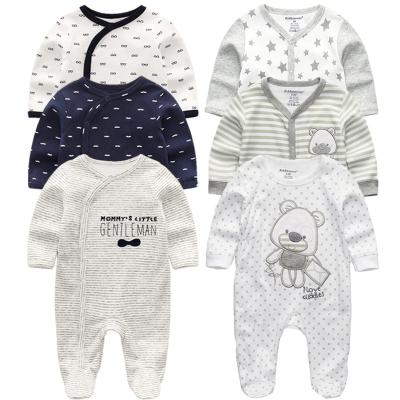 China 2021 New Breathable Autumn Winter Various Different Cute Pattern Baby Animal Rompers For Boys Girls for sale