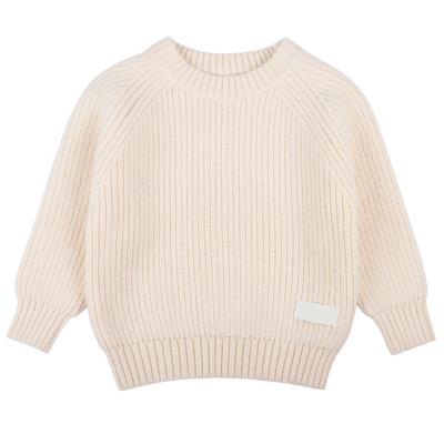 China New Arrival Breathable Sweater Kids Breathable Warm Cotton Round Neck Baby Knit Sweater for sale