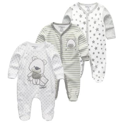 China Breathable Custom Designs Multi Variety For 3-12 Months Long Sleeves Autumn Baby Clothes Romper for sale