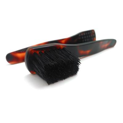 China Hand Made Natural Professional Salon Boar Hair Acetate Comb Beard Comb for sale