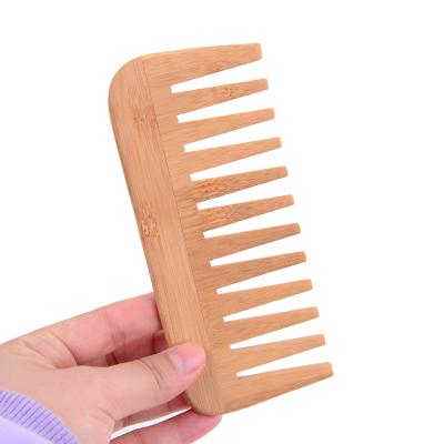 China Home Eco-Friendly Private Label Bamboo Comb Bamboo Comb Wide Tooth Comb Bamboo zu verkaufen