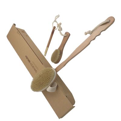 중국 Long handle specially designed for cleaning and massaging your Body Long Handle Shower Wet Dry Back Body Brush 판매용