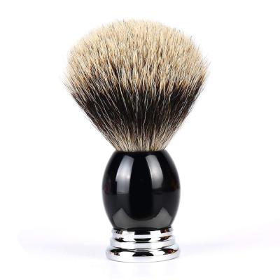 China Shaving Brush New Arrival Resin Handle Beard Beauty Tools Shaving Brush Knots High Quality Synthetic Badger for sale