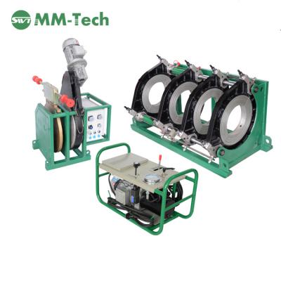 China 220v hydraulic plastic green pipe hdpe butt fusion welding machine for 200-450mm for sale