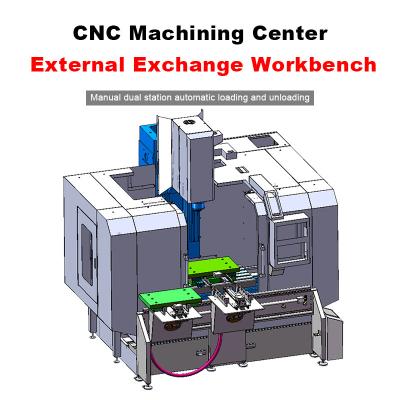 중국 인텔리전트 수동 CNC 팔렛 교환기 CNC 가공 센터 판매용