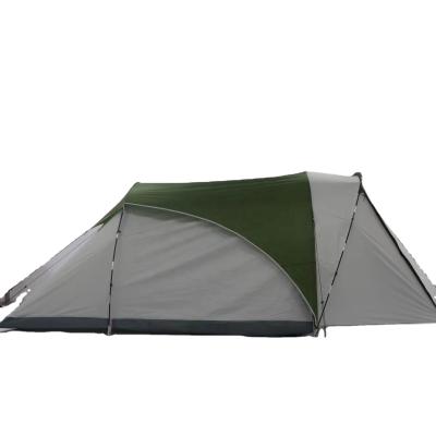 China Extended type OEM 3-4 person polyester fabric folding tent outdoor camping waterproof portable tent increasing 4 season camping tents for sale