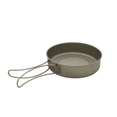 China Wholesale High Quality Lightweight Outdoor Titanium Camping Pot Titanium Cookware for sale