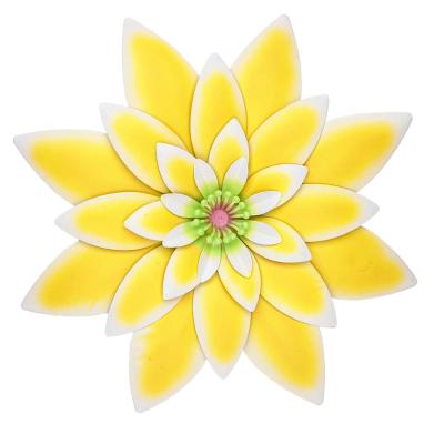 China Art Decor Metal Flower Wall Art Home Decor Metal Wall Hanging for sale