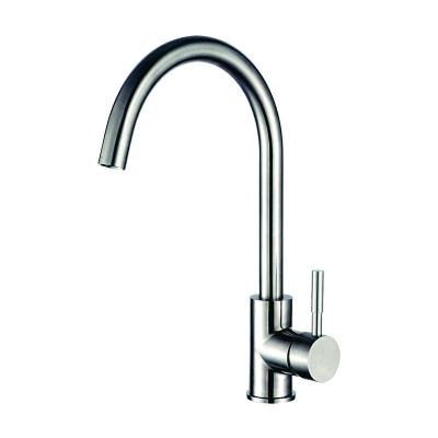 China Sense Faucets Price Cheap Large Body 304 Stainless Steel Kitchen Faucets For Kitchen Stainless Steel Sink Faucet for sale