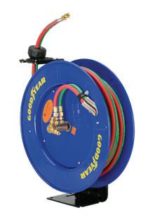 China Retractable Welding Hose Reel 65ft. 1/4'' Auto Rewind Oxygen Acetylene Wall for sale