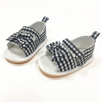 China Newborn Toddler Baby Girl Sandals Infant Canvas Infant Sandals Girl Sandals Deodorization Baby Shoes Comfortable Soft Walker Pre for sale