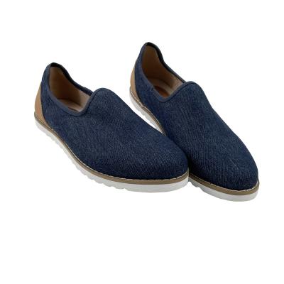 China Around 2022 Women's Flats Loafers Women's Casual Shoes Summer Winter Navy Denim Canvas Women's Shoes for sale