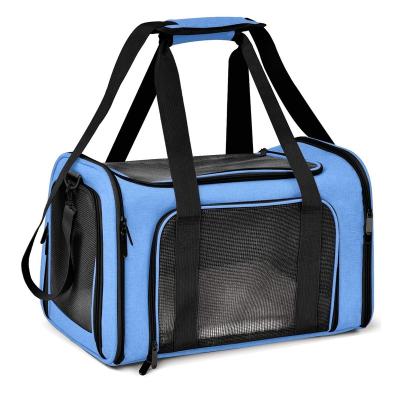 China Breathable Portable Pet Carrier for Cats and Dogs Comfortable Pet Travel Carrier Bag for sale