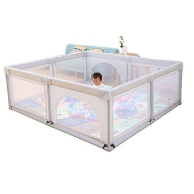 China New Portable Outdoor Large Indoor PVC Baby Safety Slide and Baby Playpen Plastic Baby Fence for sale