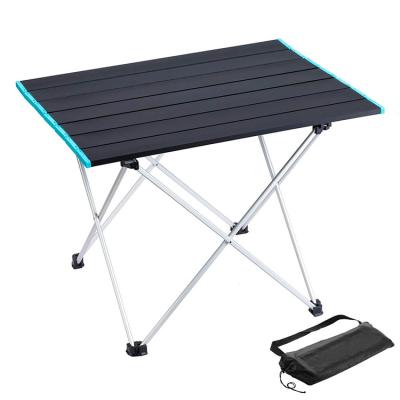 China Portable Ultralight Aluminum Table Camping Folding Table Durable Material with Storage Bag for Outdoor, Camping, Picnic, BBQ, Beach, Fishing for sale