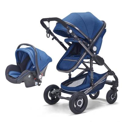 China Factory Seat Foldable Two Way Travel Cheap System Luxury Baby Stroller 3 In 1 With Bassinet And Carseat for sale