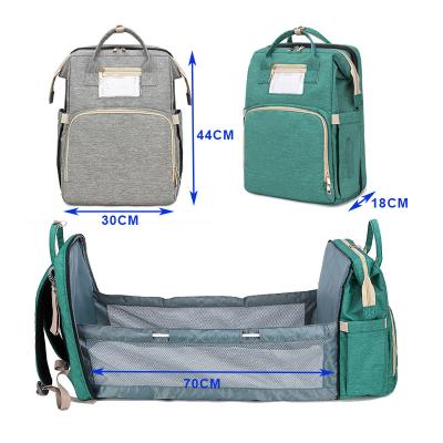 China Fashion Diaper Bag Travel Backpack Baby Care Diaper Bag Mommy Maternity Stroller Bags Travel Usb Diaper Bag for sale