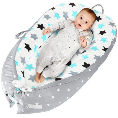 China Breathable Washable Newborn Loafer Carry Bed With Pillow Portable Baby Nest Cradle Sleeper for sale