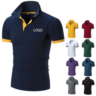 China Anti-Wrinkle Boys T-Shirts and Men Uniform Camisas de Polo Camiseta Polo Shirt For Solid Color Golf Polo Shirts Custom Logo Polyester for sale