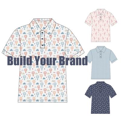 China Breathable Custom Design Pattern Polo T-shirt High Quality Short Sleeve Causal Golf Polo Shirt Embroidery Logo Plus Size Mens Polo Shirts for sale