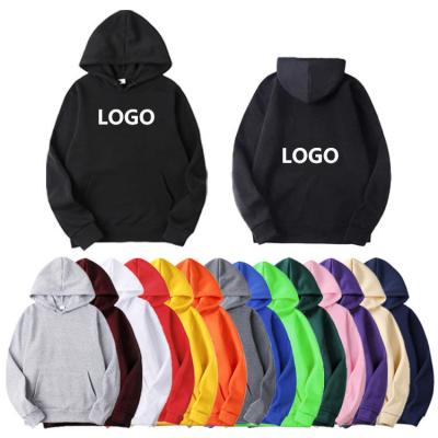 China Anti-Wrinkle Fashion To White Hoodies Terry Sweatshirts Plus Size Men French Logo High Quality Boys Hoodies Custom Made for sale