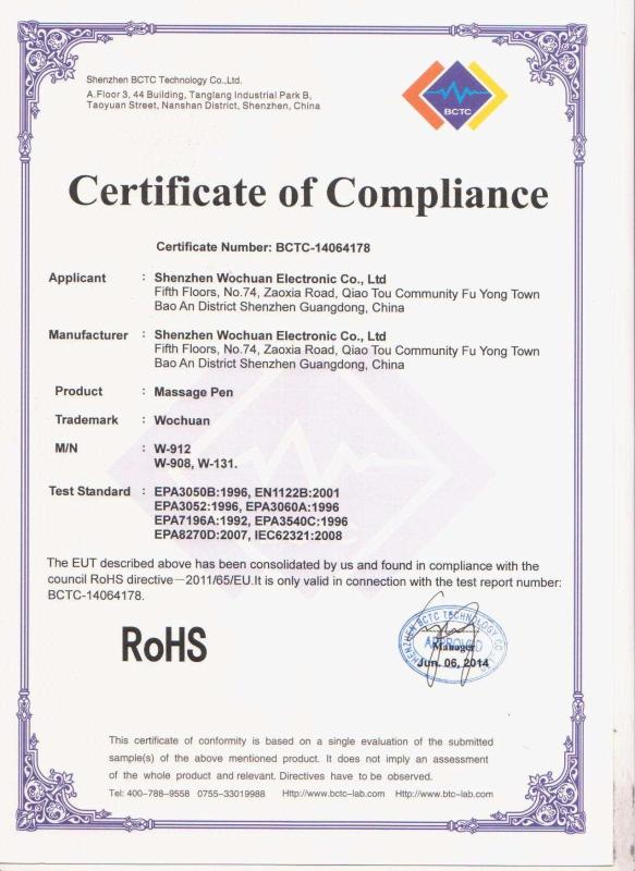 RoHS - Shenzhen Wochuan Electronic Co., Ltd.