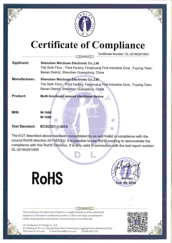 RoHS - Shenzhen Wochuan Electronic Co., Ltd.