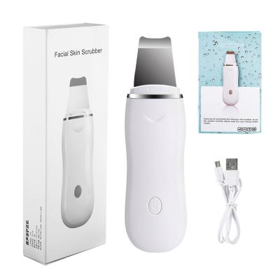 China DEEP CLEANSING Drop Shipping Dermabrasion Skin Scrubber Beauty Deep Cleansing Ultrasonic Facial Peeling Machine for sale