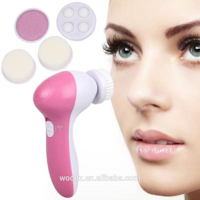 China Skin Tightening Professional Electric Facial Scrub Brush Rotary Electric Face Brush Rechargeable Electric Cleansing Brush Best For Personal Acne for sale