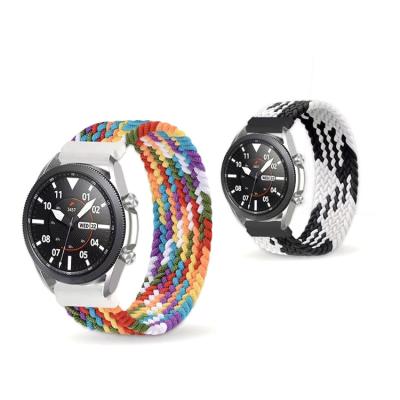 China New 2021 Universal Watch Band Multiple Colors and Sizes Quick Release Nylon Solo Loop Watch Band Strap for sale