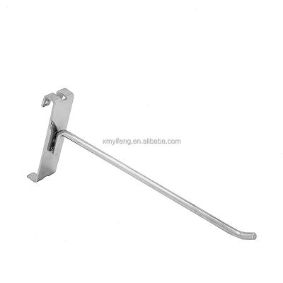 China Single Sided Hot Sale Shelving Supermarket Shelf Accessories Slatwall Hooks Show Retail Display Hooks for sale