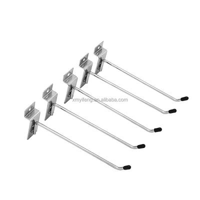 China Shop Merchandise Display Slatwall Metal Hooks Single Wire Display Products Slatwall Hooks Slatwall Diameter for sale