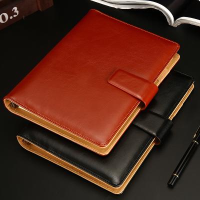 China Promotion/School/Office Business Dairy Book Gift Set, Soft Leather Cover Notebook Logo Printed Dairy Leather Book for sale