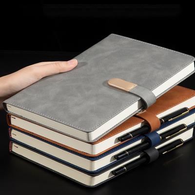 China Gift A4/A5/A6 PU Cover Notebook Glue Binding Eco-Friendly Material Notebook Customized Planner for sale